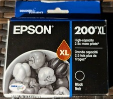 New Epson 200XL Black Ink Cartridge Best Before 07/2028 picture
