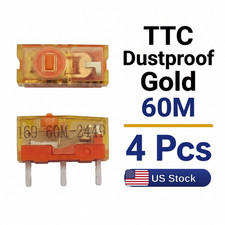 4pcs - TTC 60M Gold Dust Proof Mouse Micro-Switch 60 million Clicks gaming fix picture