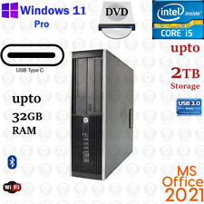 WINDOWS 11 PC HP Desktop SFF Computer Core i5 3.2 GHZ 16GB/32GB 2TB SSD Office21 picture