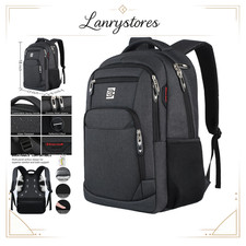 Slim Anti-Theft Laptop Backpack for Business Travel & College - Stylish & Functi picture