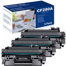 3x CF280A 80A Toner Compatible For HP LaserJet Pro 400 M401n M401dw MFP M425dw picture