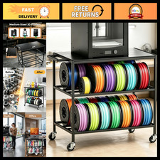 Sturdy 3D Printer Table Stand with Filament Storage - Ideal for Home & Workshop picture
