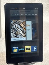 Amazon Kindle Fire HD 7 16GB WiFi Tablet Black eReader Touchscreen Tested picture
