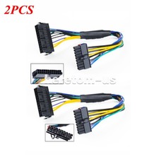 2PCS 24P to 18P Power Supply ATX PSU Cable 30cm for HP Z420 Z620 PC Motherboard picture