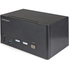 StarTech 2 Port Triple Monitor DisplayPort KVM Switch 4K 60Hz UHD HDR --WOW picture
