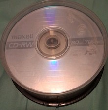 NEW: 25 pack Maxwell Max Data CD-RW 700mb 80min  picture
