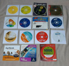 Vintage AOL,MSN,Prodigy,Netzero,Broadjump,Earthlink Software - 14 CDS + 1 2.5