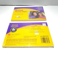 Lot Of 2 New Kodak Picture Paper (20 sheets, 4x6, Soft Gloss) picture