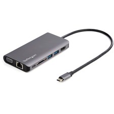 StarTech DKT30CHVAUSP — USB‑C Multiport Dock (HDMI, VGA, USB‑A, GbE, 60W PD Pass picture