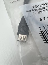 Belkin F3U134B03 3ft Male USB to Female USB Data Ext Cable M-F NEW picture
