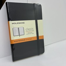 MOLESKINE CLASSIC 9X14 192 PAGE LINES HARDCOVER RULED NOTEBOOK DIARY picture