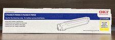 Genuine Original OKI Yellow Toner Cartridge C9600/C9800/C9650/C9850 (42918981) picture