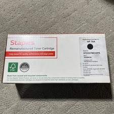 Staples Toner Cartridge Replacement for HP 78A  (Black) - 2 pack picture