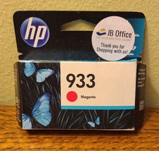 Genuine HP 933 Magenta Ink Cartridge OEM Factory Sealed picture