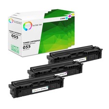 3PK TCT Premium 055 CMY For Canon ImageClass MF740 LBP664Cdw Compatible Toner picture