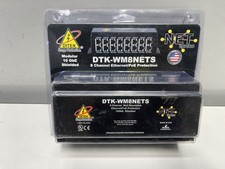 DITEK 8-Channel Wall Mount Network Surge Protector- Black picture