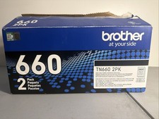 Genuine Brother TN-660 High Yield Black Toner Cartridge OEM 2,600 Page Yield picture