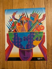Vintage 90s Apple Macintosh Computer Advertisement Poster 1992  RARE - 17x21 picture