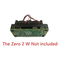 Aluminum Heatsink Case With Double Fans for Raspberry Pi Zero 2W picture