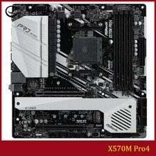 FOR ASROCK X570M Pro4 AMD AM4 DDR4 128GB HDMI Micro ATX Motherboard Test OK picture