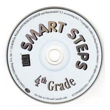 Smart Steps: 4th Grade (Ages 9-11) (CD, 1999) for Win/Mac - NEW CD in SLEEVE picture