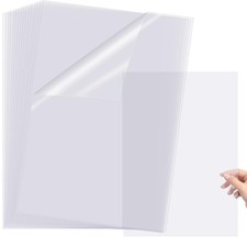 50 Sheets Waterproof Inkjet Transparency Film 11 x 17 Inch Transparency Paper... picture
