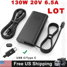 LOT 10PCS 130W USB-C Charger For Dell Precision 5570 5560 5550 5530 5760 0K00F5 picture