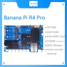 Banana Pi BPI-R4 Pro board offers 2x 10GbE SFP+ cages, 7x 10GbE/2.5GbE/GbE RJ45  picture