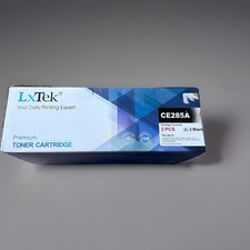 LxTek Toner Cartridge Replacement for HP 85A CE285A 2-Pack. Black . New In Box. picture