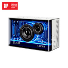 Edifier QD35 Tabletop Bluetooth AUX USB-A Speaker with GaN charger white picture