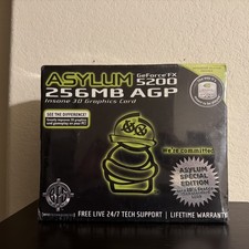 BFG Asylum GeForce FX 5200 256MB AGP 8x/4x Factory Sealed NOS ASLM52256 picture