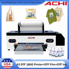 ACHI A3 1390/1800/A4 L800 DTF Printer Direct to Trasnfer Film Printing T-shirt picture