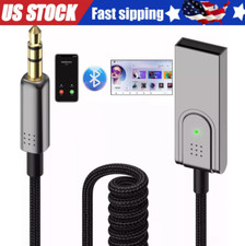 USA Aux to Bluetooth 5.1 Adapter 3.5mm Bluetooth Receiver Microphone for Car Lot picture
