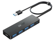 Acer USB Hub 4 Ports, Multiple USB 3.0 Hub, USBA Splitter for Laptop W Type C picture