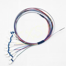 LC/UPC 12 Fiber SingleMode Ribbon Fiber Optic Pigtail SM 9/125 Optical Pigtail picture