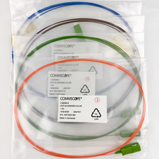 Fiber Optic Pigtail CommScope OCP-S2 SC/APC Lot of 4 Blue Orange Green Brown picture