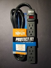Tripp Lite TLP6B 6 Outlet Surge Protector Black - NEW picture