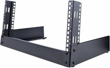 2-Post 4U Desktop Server Rack Small Open Frame 19in Computer Rack Compact picture