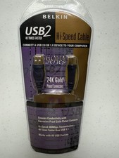 Belkin Gold Series High-Speed USB 2.0 Cable, 10 ft., Black-Brand New picture