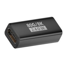 USB5.0 80Gbps Female to Female Extension Adapter 240W 16K 8K 5K USB Thunderbolt picture