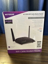 NETGEAR AC1200 WiFi Cable Modem Router Model C6220 802.11ac Dual Band Gigabit picture