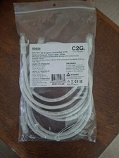 2) Dell Authentic- C2G 6ft Cat6 Ethernet Cable - Snagless Unshielded (UTP)-White picture