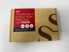 SIIG Thunderbolt 3 to Dual HDMI Video Hub LAN Dock  PN:JU-DK0A11-S1 picture