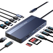 Acasis USB-C Triple 4K Dock 100W PD Triple Display RJ45 Gigabit Ethernet Mac/Win picture