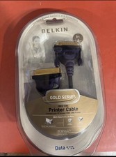 BELKIN GOLD Series IEEE 1284 Printer Cable 24k Gold Plated Contacts   6' / 1.8m picture