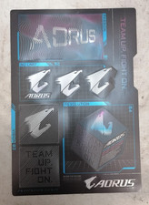 GIGABYTE AORUS Sticker Sheet - Black picture
