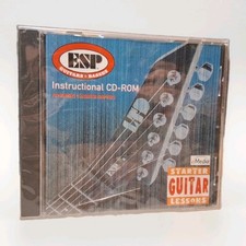 ESP Guitars & Basses Starter Guitar Lessons CD-ROM eMedia PC Mac picture