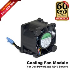 Genuine Dell PowerEdge R240 12V Server Cooling Fan Assembly - MR10W picture