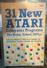 31 New Atari Computer Programs by Alan North 1983 1st edition 1st printing picture