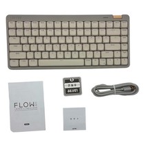 Flow Lite 84 Keys Low Profile Mechanical Keyboard, 75% Swappable Rechargeable... picture